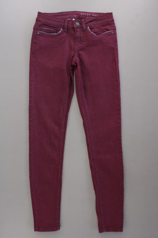 Noisy May Five-Pocket-Hose Gr. W25/L30 lila aus Baumwolle