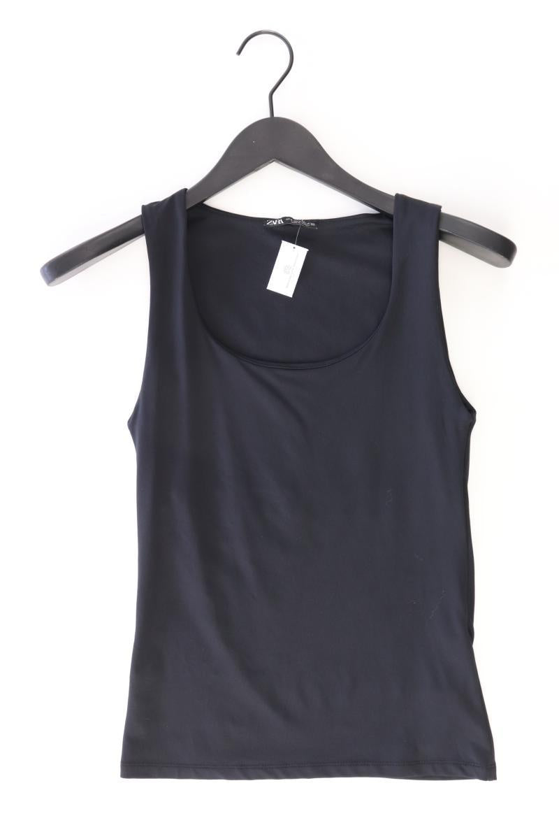 Zara Trägertop Gr. M schwarz aus Polyester