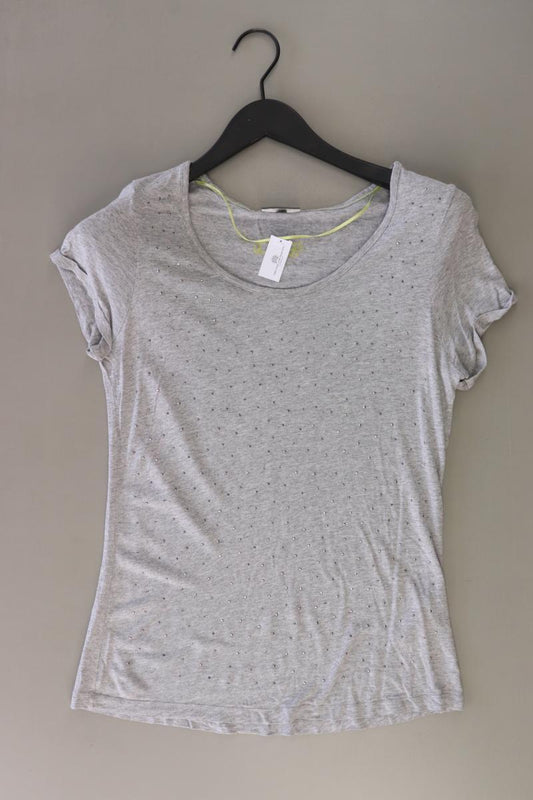 Street One T-Shirt Gr. 36 Kurzarm grau aus Baumwolle