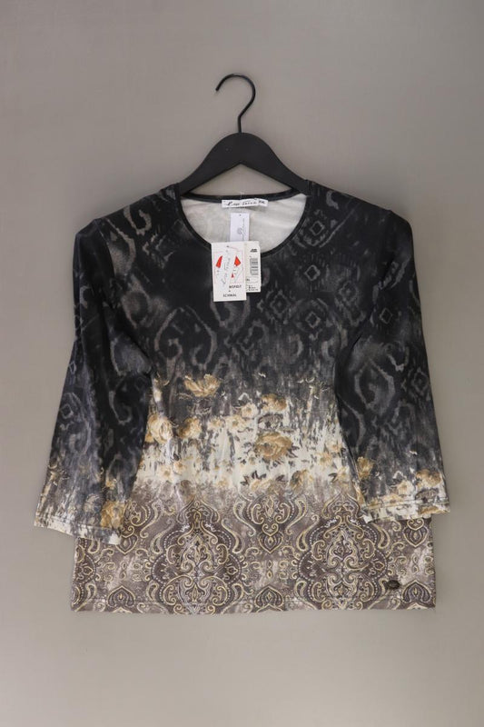 Lisa Tossa Printshirt Gr. XXL neu mit Etikett 3/4 Ärmel grau aus Viskose