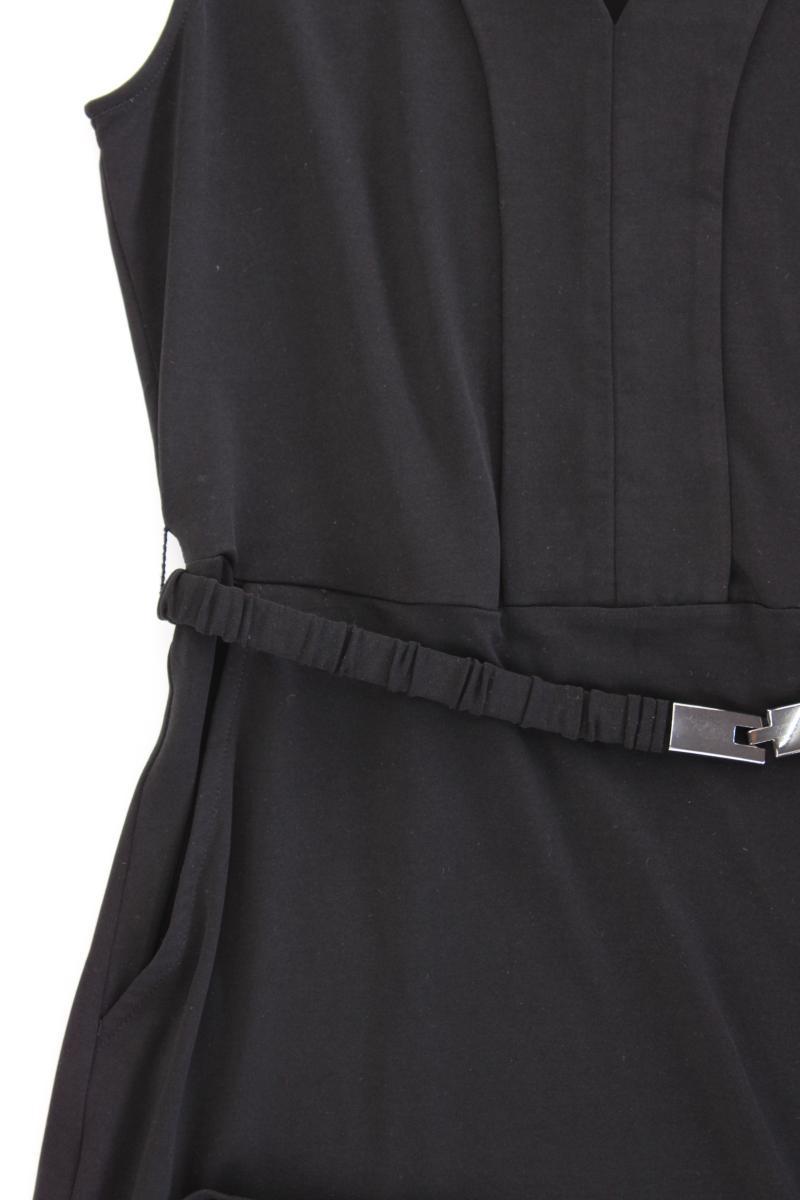 comma, Abendkleid Gr. 36 mit Gürtel Ärmellos schwarz