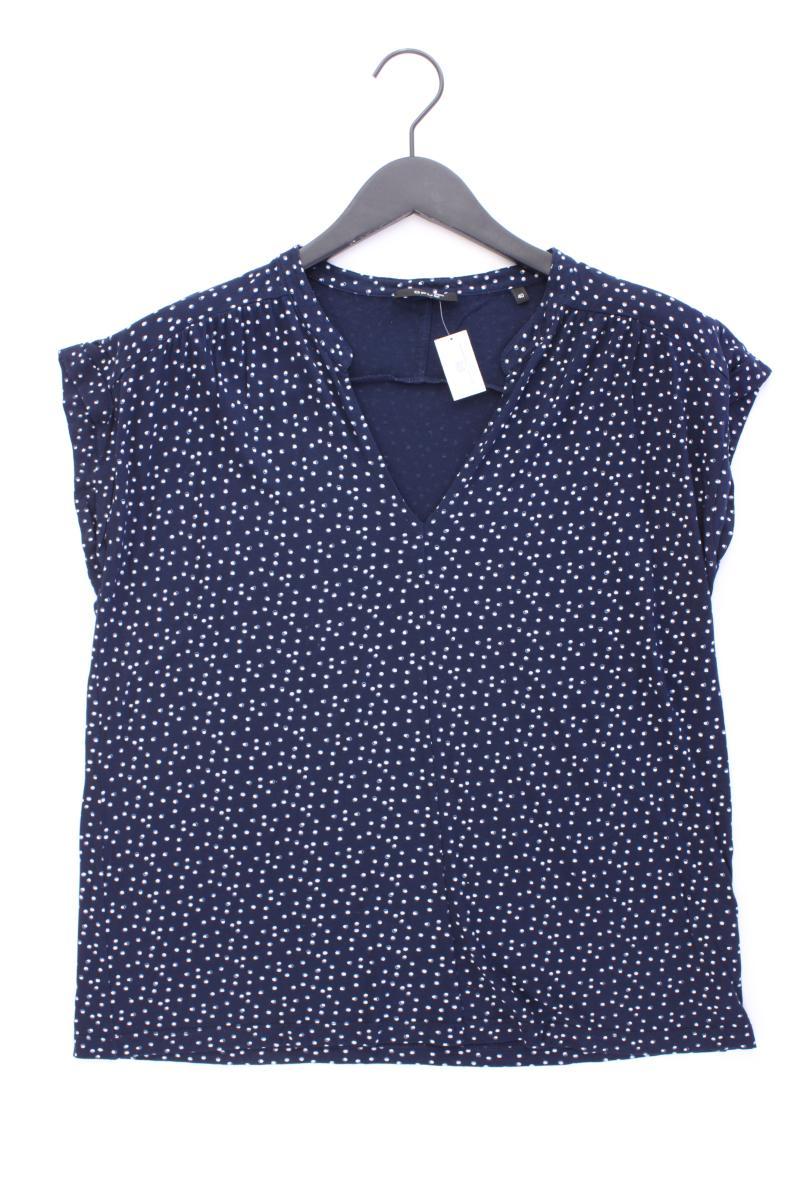 Opus Shirt Modell Sandi Dot Gr. 40 Kurzarm blau aus Viskose
