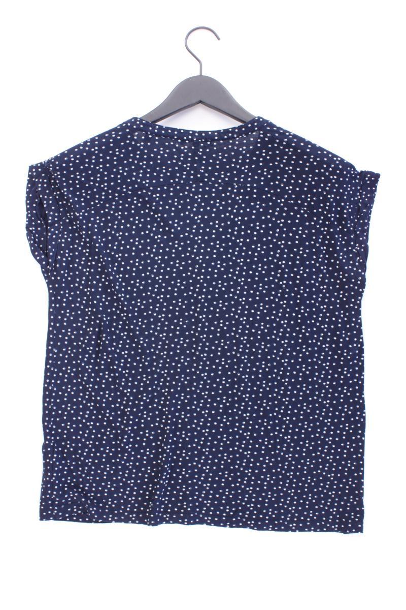 Opus Shirt Modell Sandi Dot Gr. 40 Kurzarm blau aus Viskose