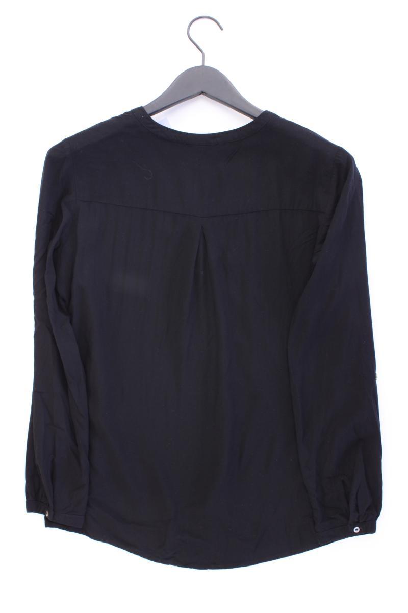 Esprit Langarmbluse Gr. 36 schwarz aus Viskose