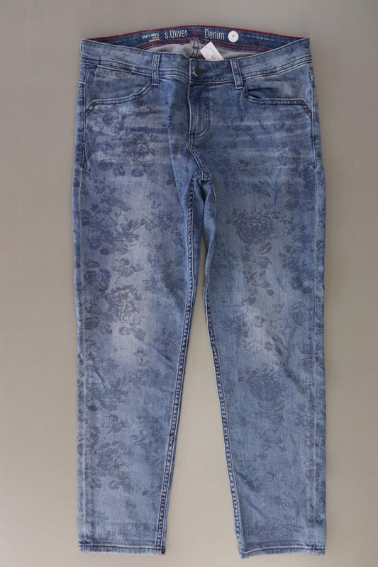 s.Oliver Straight Jeans Gr. 40 blau aus Baumwolle