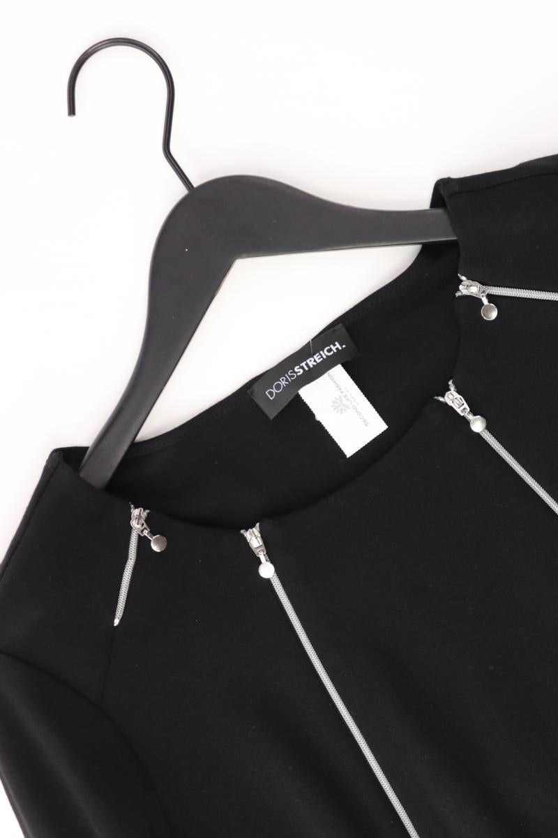 Doris Streich Langarmkleid Gr. 40 schwarz aus Modal