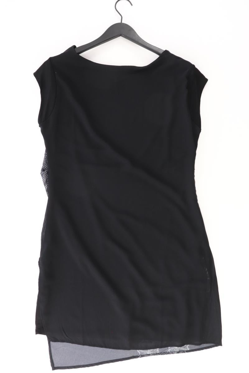 Desigual Abendkleid Gr. 46 Kurzarm schwarz aus Polyester