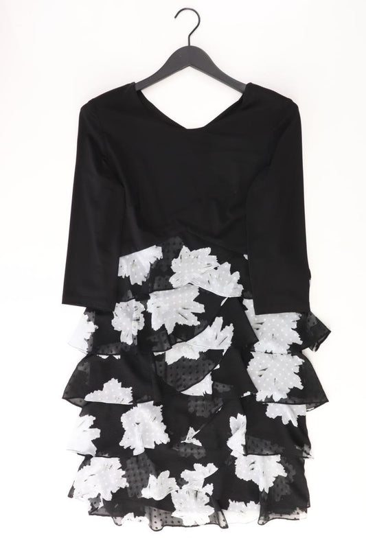 Alba Moda Abendkleid Gr. M 3/4 Ärmel schwarz aus Polyester
