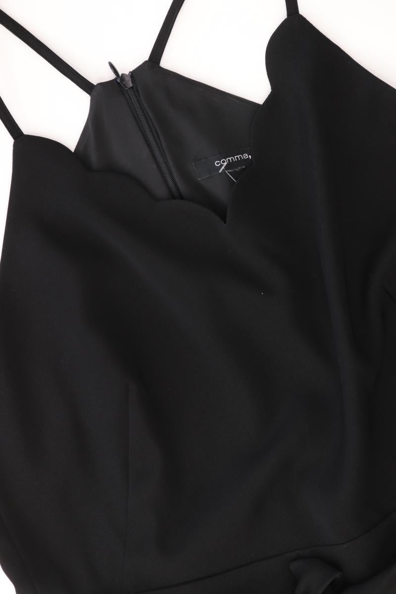 comma, Langer Jumpsuit Gr. 42 neuwertig schwarz aus Polyester