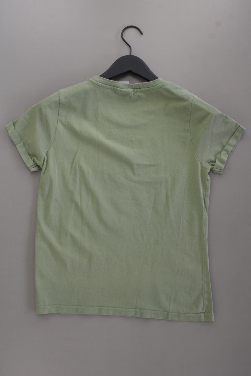 Nümph Printshirt Gr. S Kurzarm olivgrün aus Baumwolle