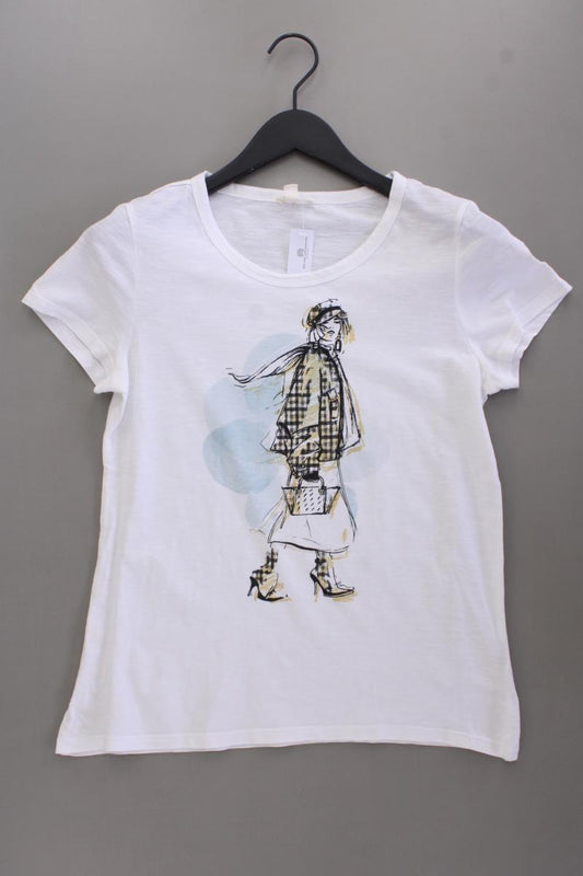 Esprit Printshirt Gr. S Kurzarm weiß