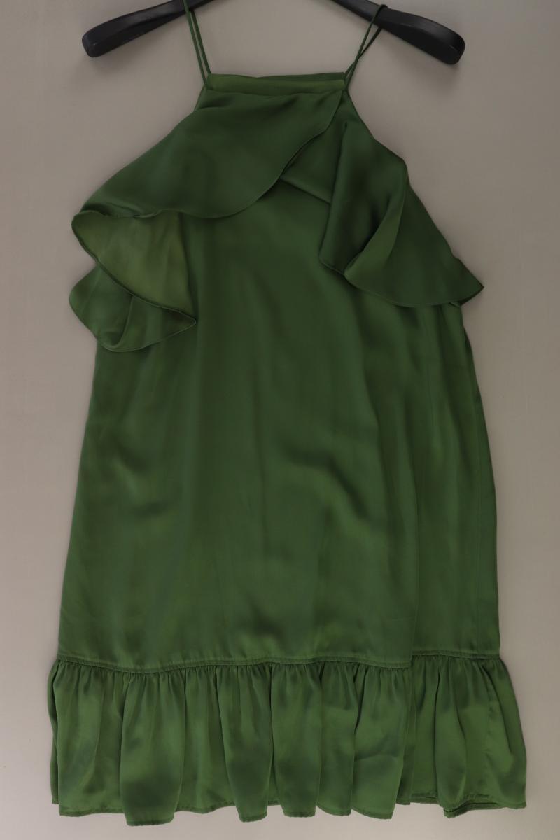 Hallhuber Trägerkleid Gr. 40 neuwertig grün aus Polyester
