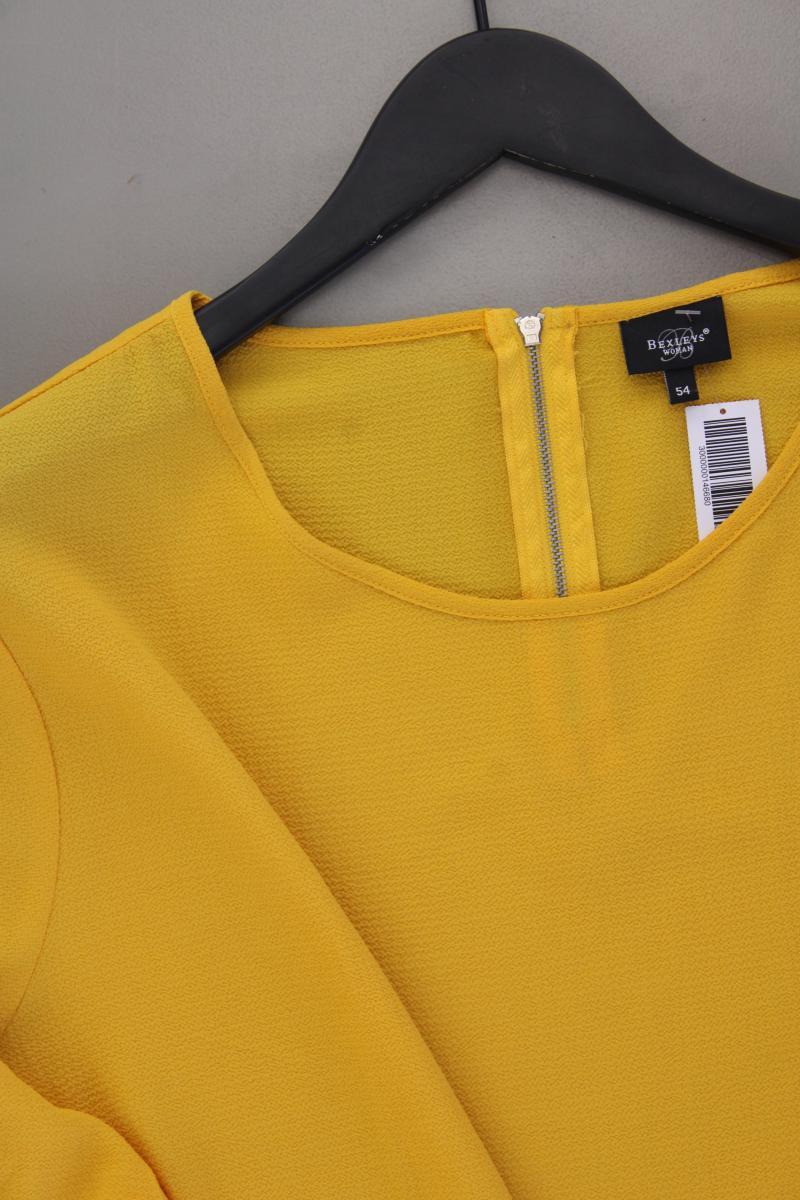 Bexleys Bluse Gr. 54 neuwertig Kurzarm gelb