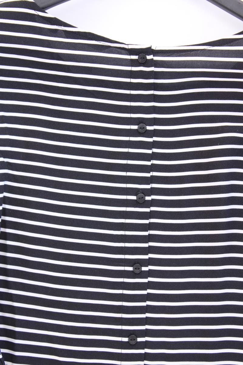 Tom Tailor Langarmbluse Gr. 36 gestreift schwarz aus Viskose