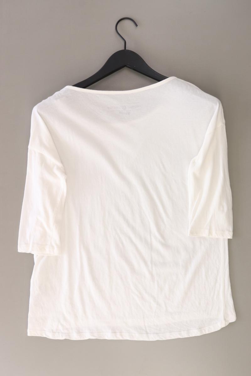 Tom Tailor Printshirt Gr. L 3/4 Ärmel weiß aus Baumwolle