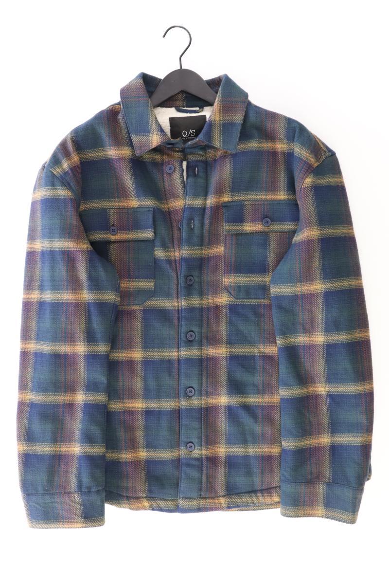 QS by s.Oliver Lange Jacke Gr. XXL kariert neuwertig blau