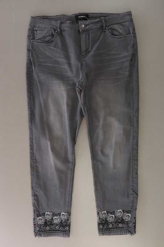 Desigual Skinny Jeans Gr. 44 grau aus Baumwolle