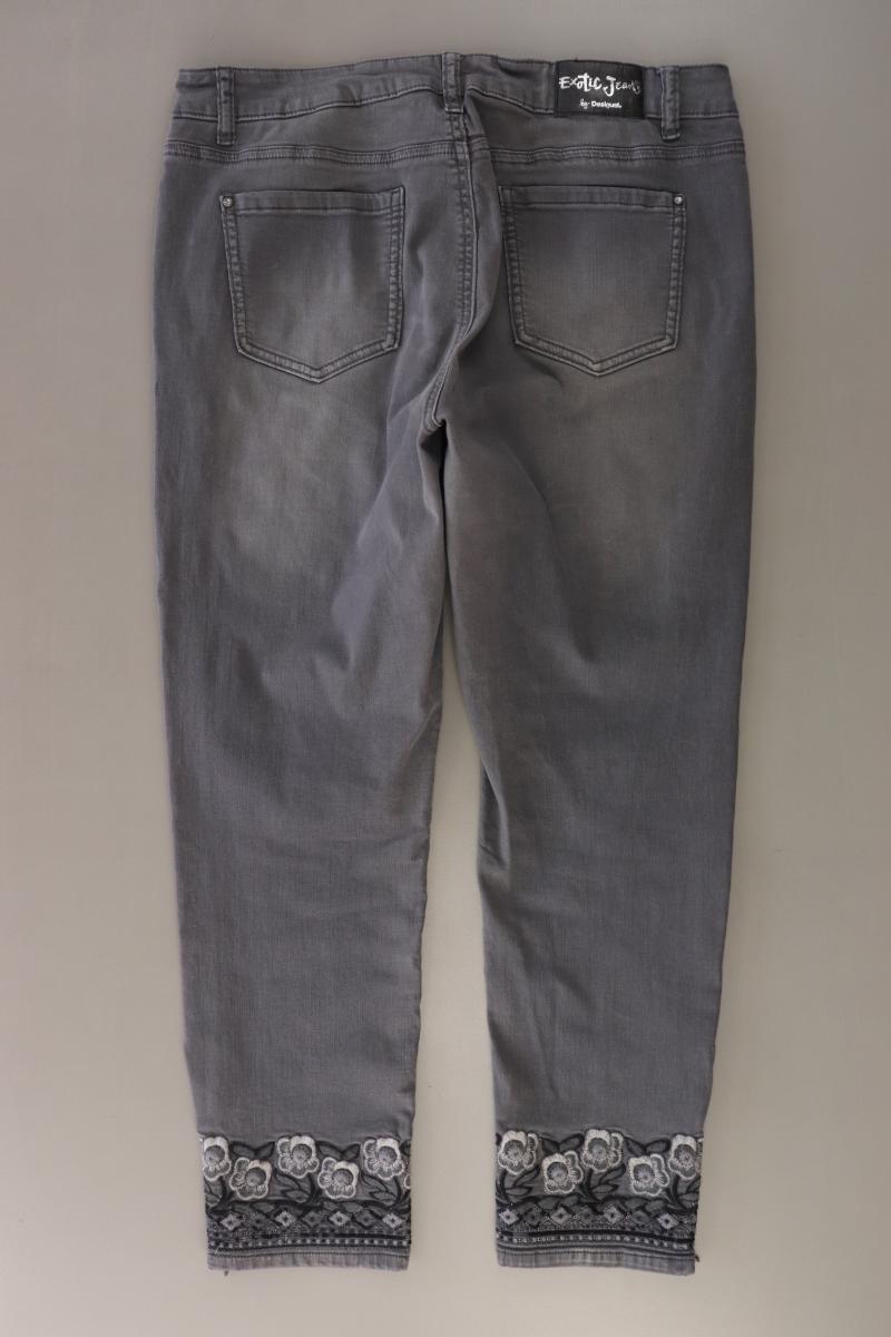 Desigual Skinny Jeans Gr. 44 grau aus Baumwolle