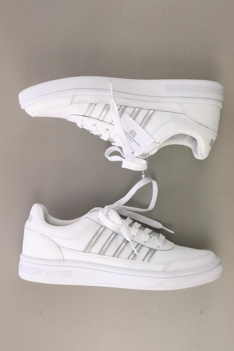 K-Swiss "Court Chasseur" Sneaker Gr. 38 Neupreis: 80,99€! weiß aus Leder