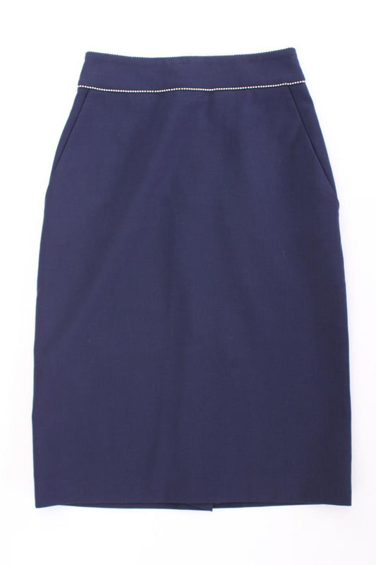 Hugo Boss Bleistiftrock Gr. 34 neuwertig blau aus Polyester