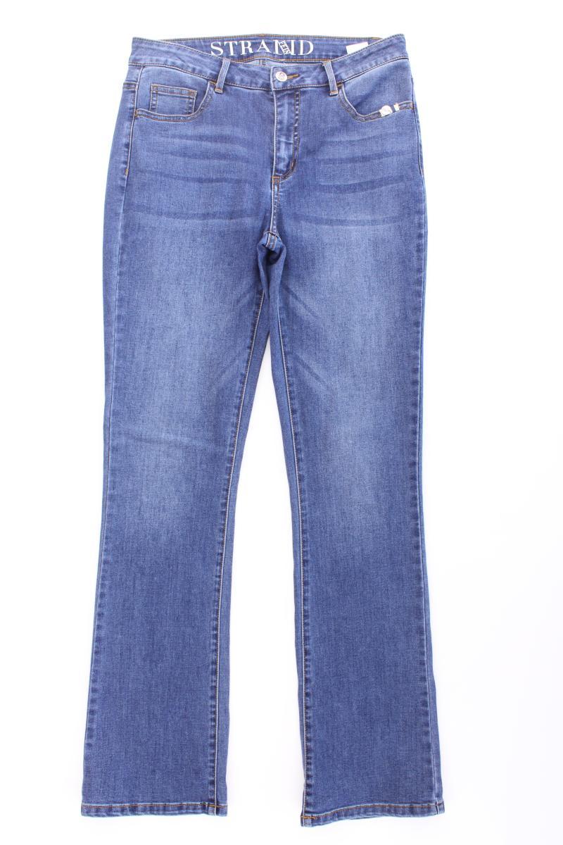 STRANDFEIN Boot Cut Jeans Gr. 38 neuwertig blau aus Baumwolle