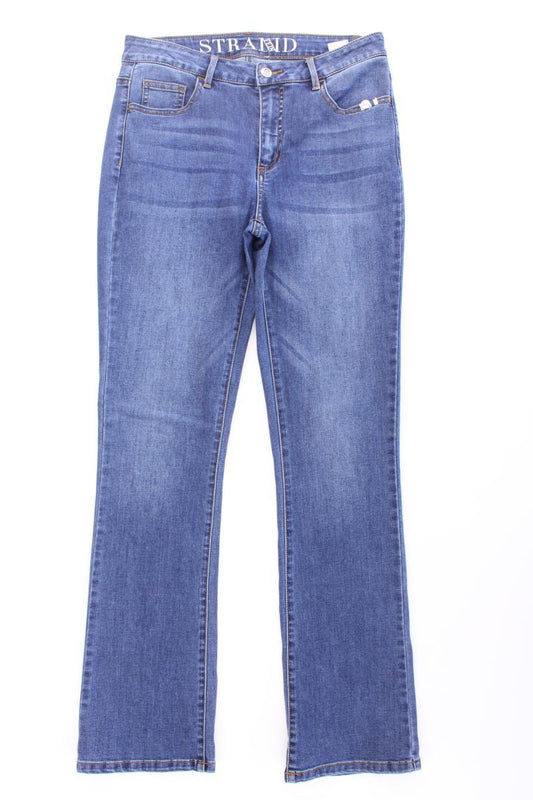 STRANDFEIN Boot Cut Jeans Gr. 38 neuwertig blau aus Baumwolle
