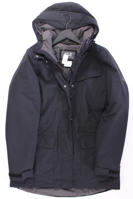 Jack Wolfskin Kapuzenjacke Gr. M schwarz aus Polyamid