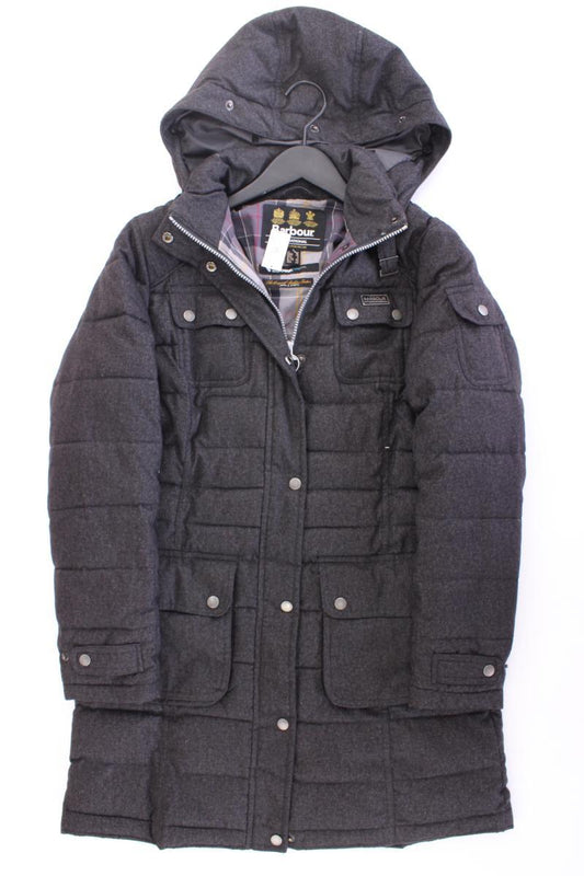Barbour Wintermantel Gr. 38 grau aus Polyester