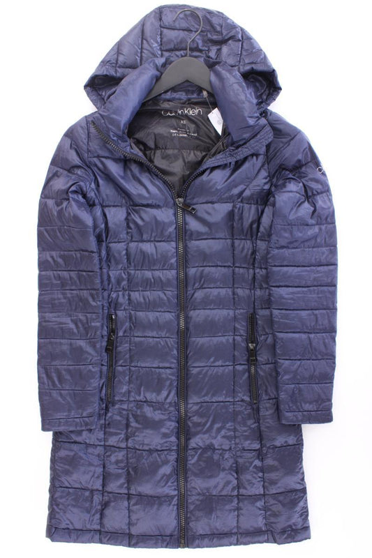 Calvin Klein Daunenmantel Gr. XS blau aus Nylon