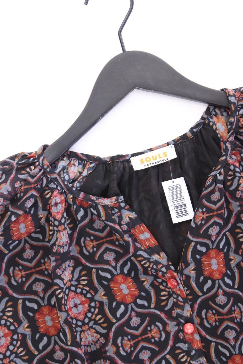 SOULS by Eywasouls Chiffonbluse Gr. 42 neuwertig Langarm schwarz aus Polyester