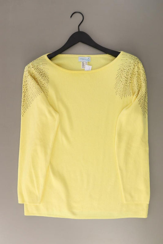 Colléction L. Pullover Gr. 44 gelb aus Viskose