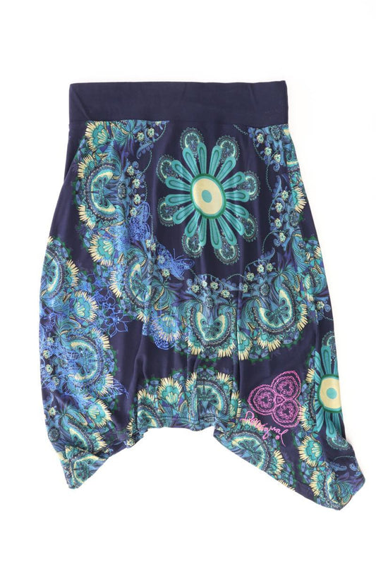 Desigual Stretchrock Gr. XL blau aus Baumwolle
