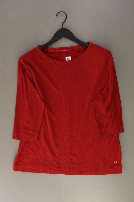 s.Oliver Oversize-Shirt Gr. 42 3/4 Ärmel rot aus Baumwolle