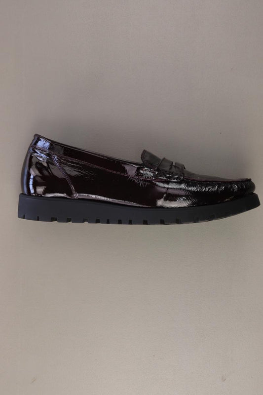 Waldläufer Halbschuhe Loafers Bordeaux Gr. 39 neuwertig rot aus Leder