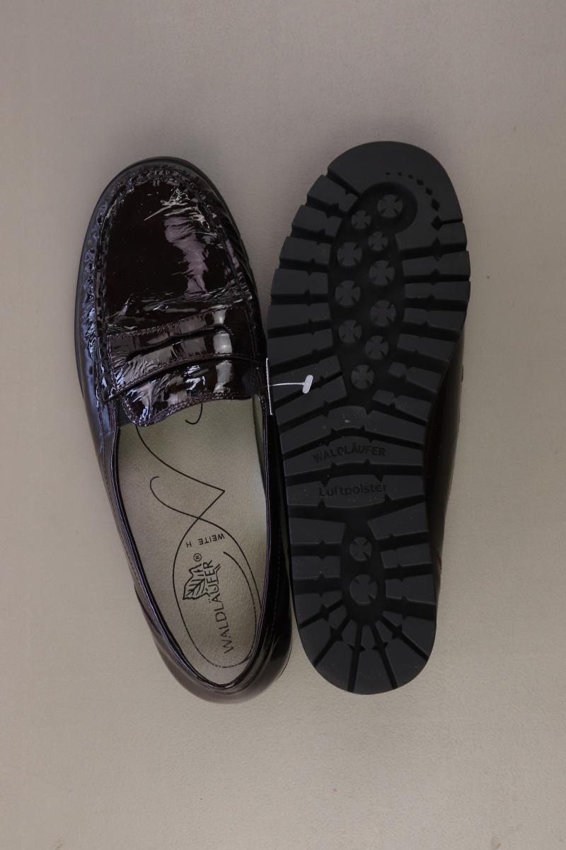 Waldläufer Halbschuhe Loafers Bordeaux Gr. 39 neuwertig rot aus Leder