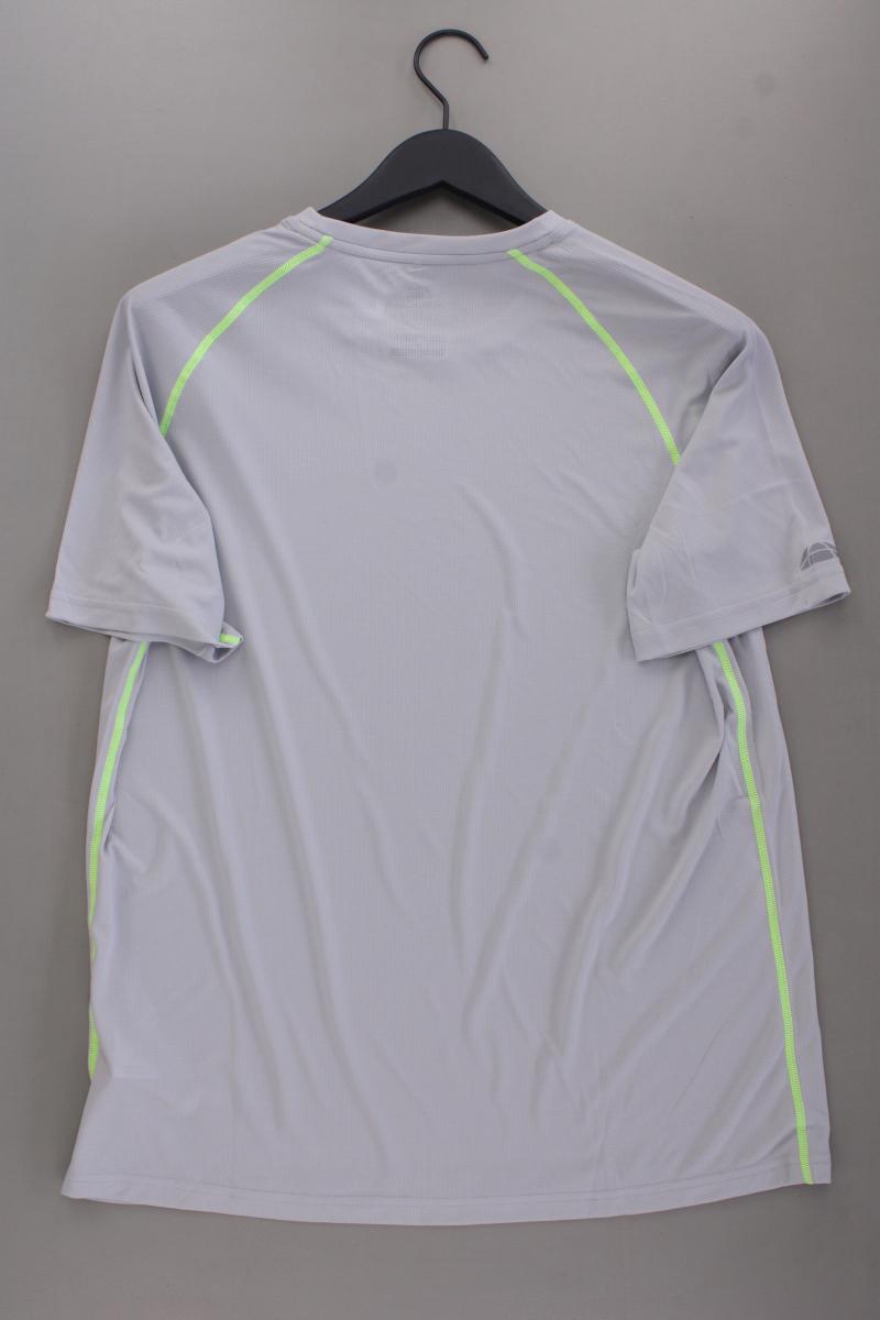 Nordcap Sportshirt für Herren Gr. L neuwertig Kurzarm grau aus Polyester