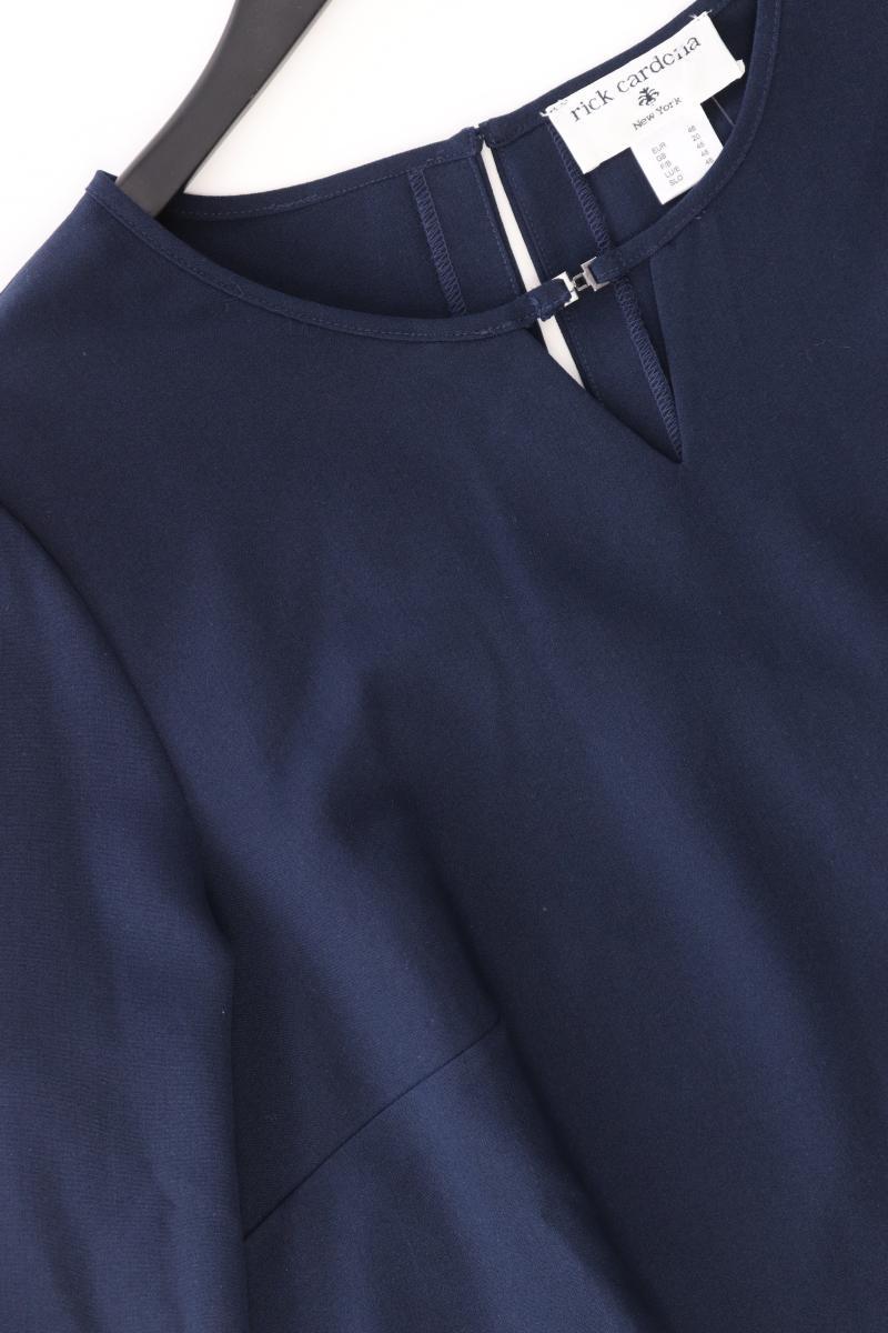 rick cardona Etuikleid Gr. 46 Langarm blau aus Polyester