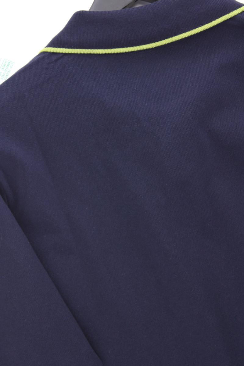 Chiemsee Poloshirt für Herren Gr. L neu mit Etikett Langarm blau aus Baumwolle