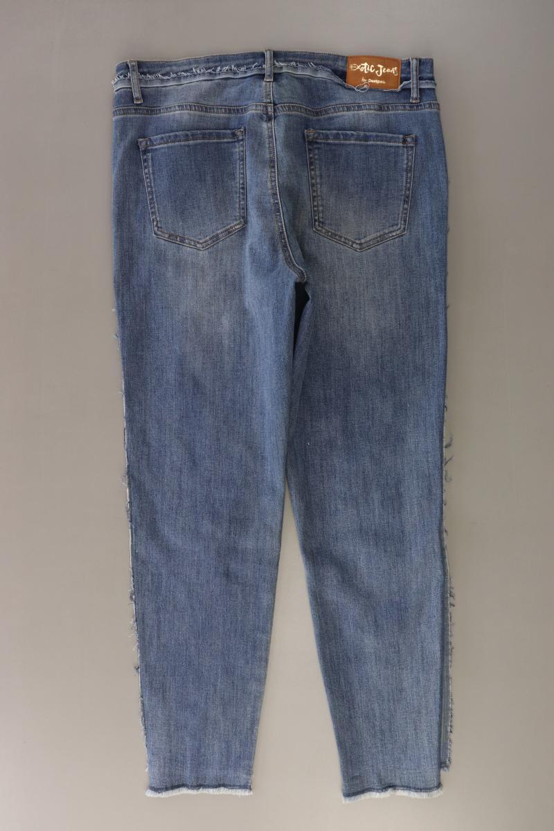 Desigual Skinny Jeans Gr. W34 blau aus Baumwolle