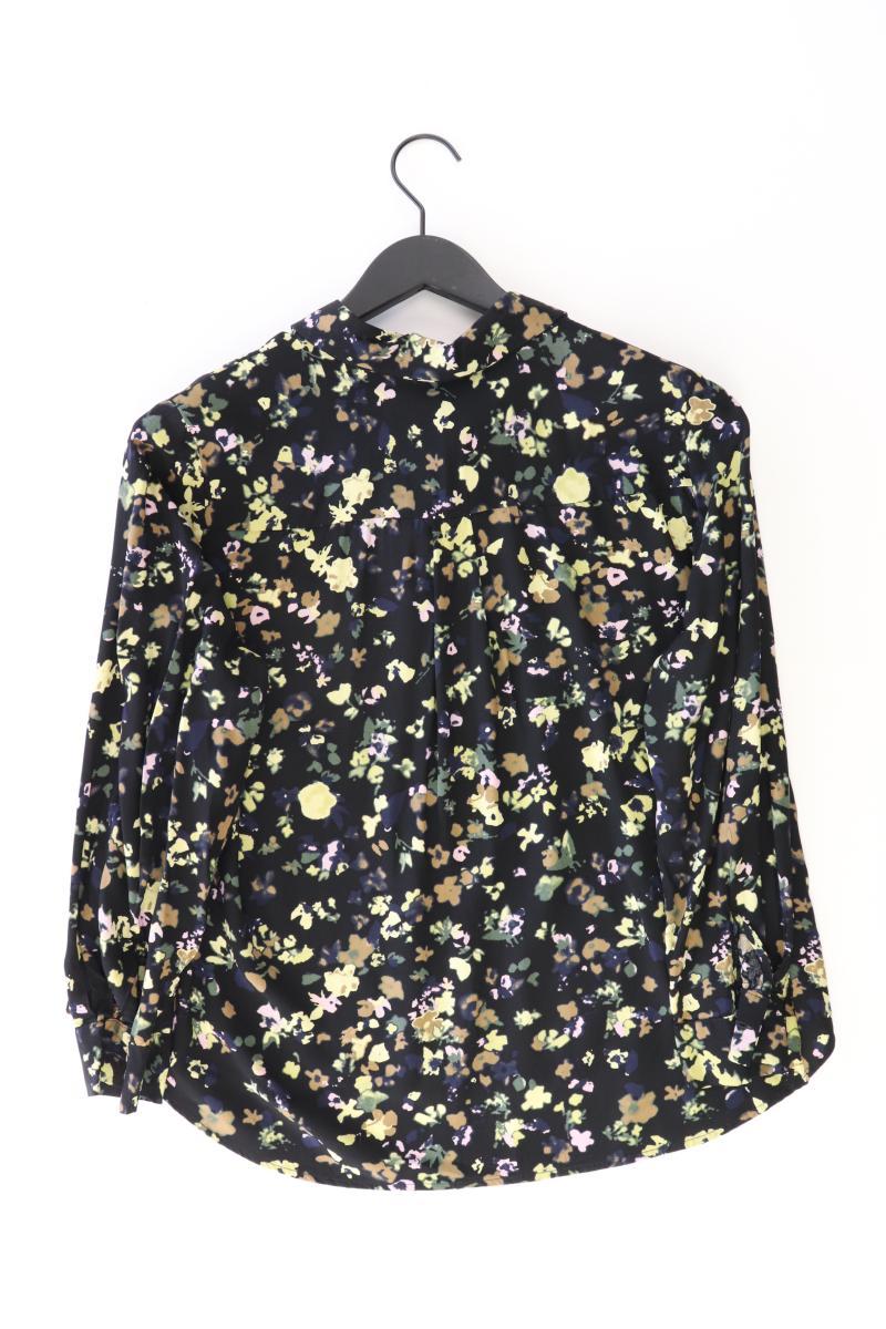 s.Oliver Langarmbluse Gr. 44 mit Blumenmuster schwarz