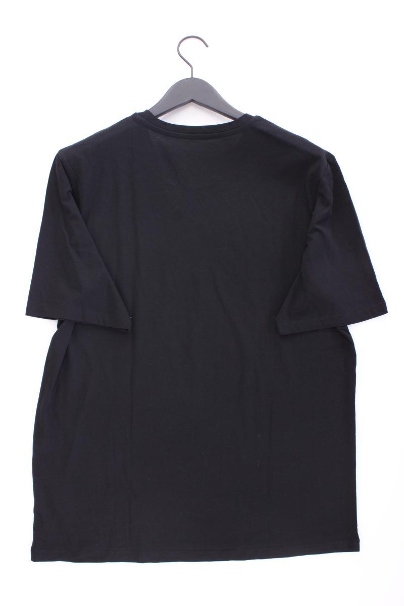 Jack & Jones Printshirt für Herren Gr. XL Kurzarm schwarz aus Baumwolle