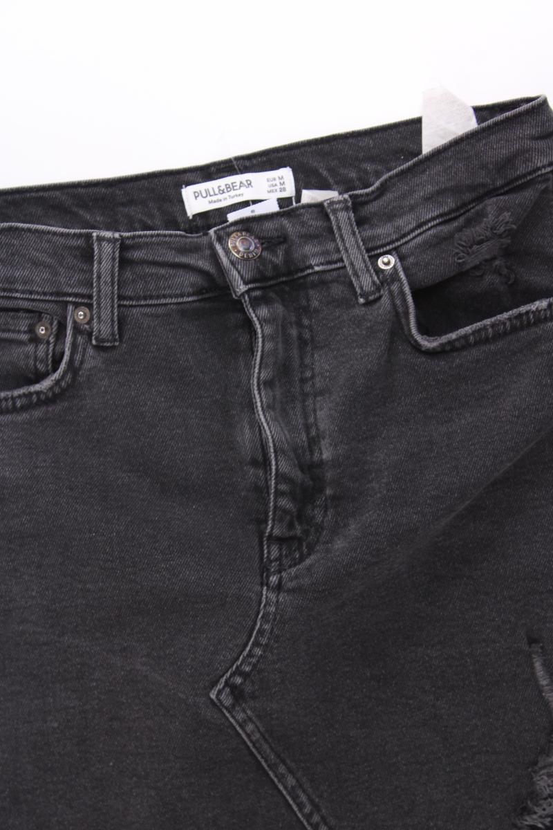 Pull&Bear Jeansrock Gr. S grau aus Baumwolle