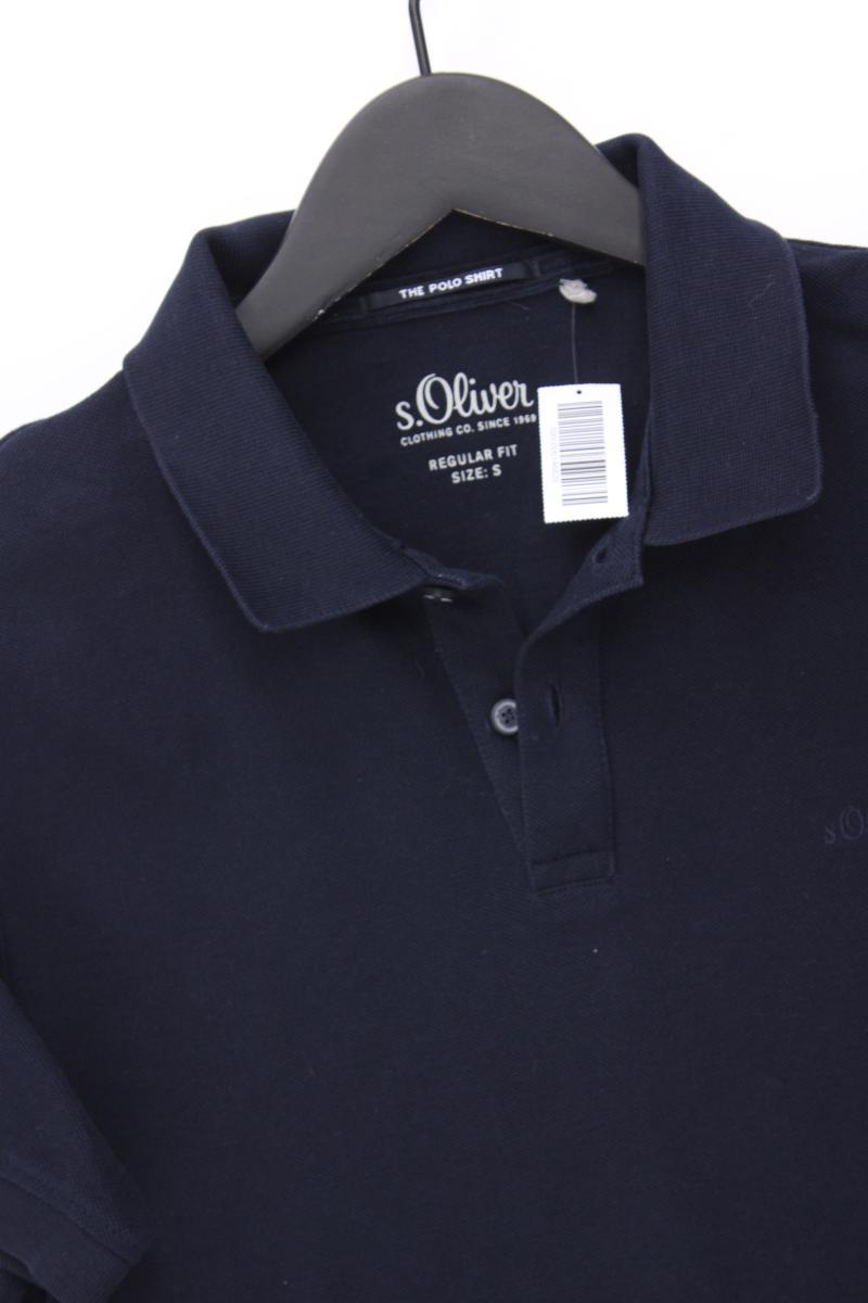 s.Oliver Poloshirt für Herren Gr. S Kurzarm blau