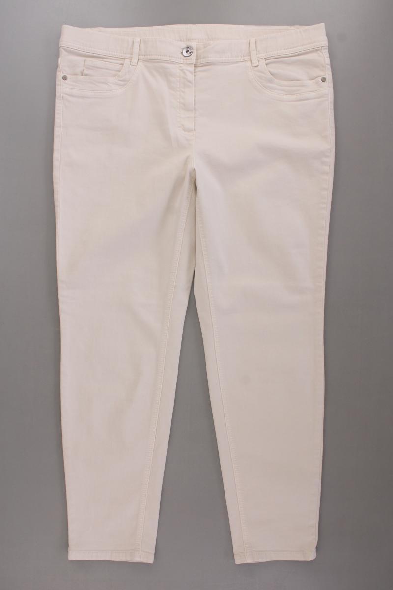 Samoon by Gerry Weber Five-Pocket-Hose Gr. 48 creme aus Baumwolle