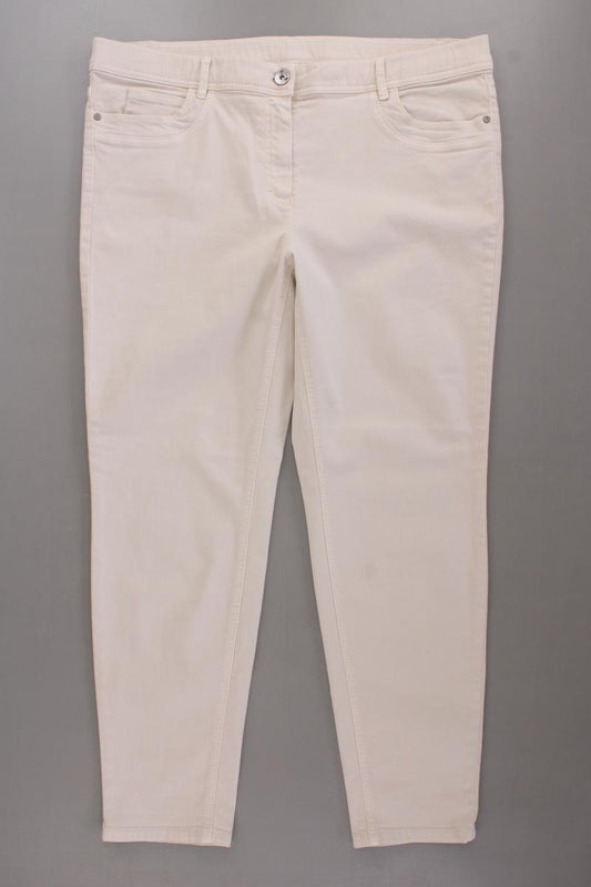 Samoon by Gerry Weber Five-Pocket-Hose Gr. 48 creme aus Baumwolle