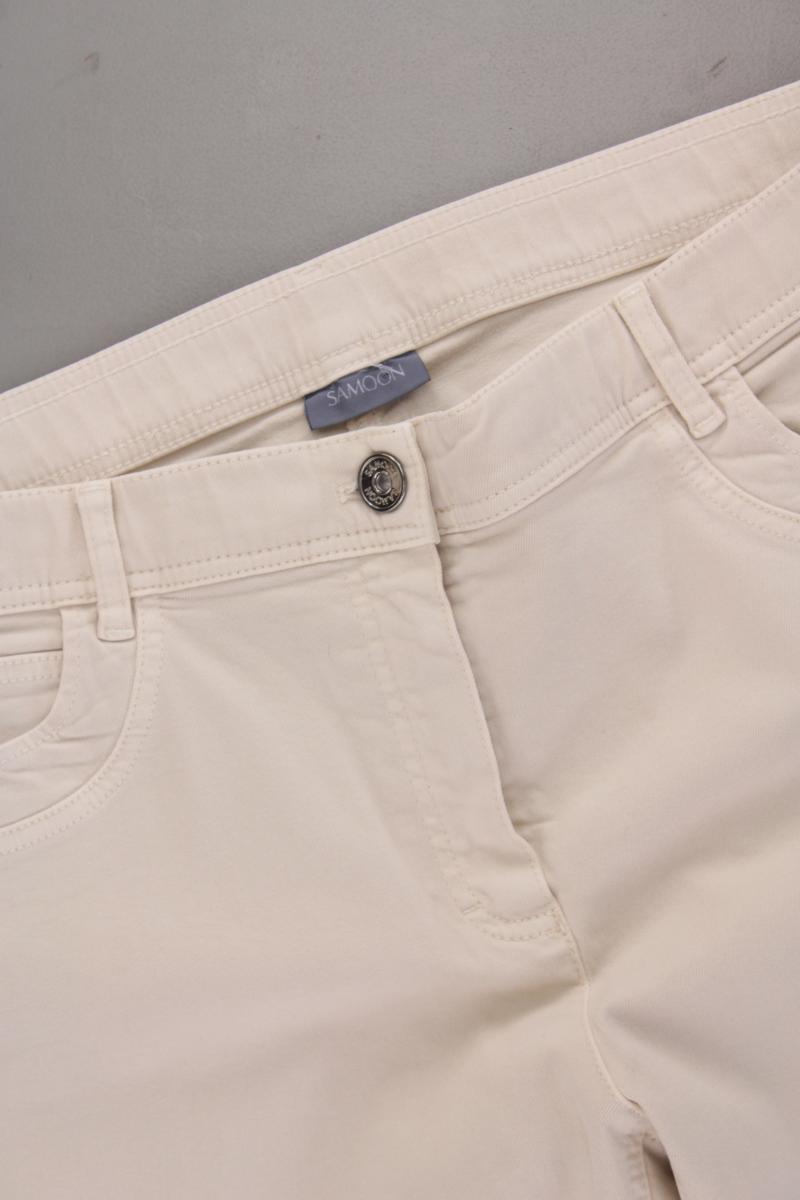 Samoon by Gerry Weber Five-Pocket-Hose Gr. 48 creme aus Baumwolle