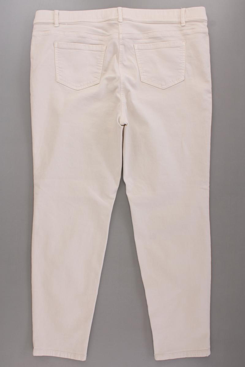 Samoon by Gerry Weber Five-Pocket-Hose Gr. 48 creme aus Baumwolle