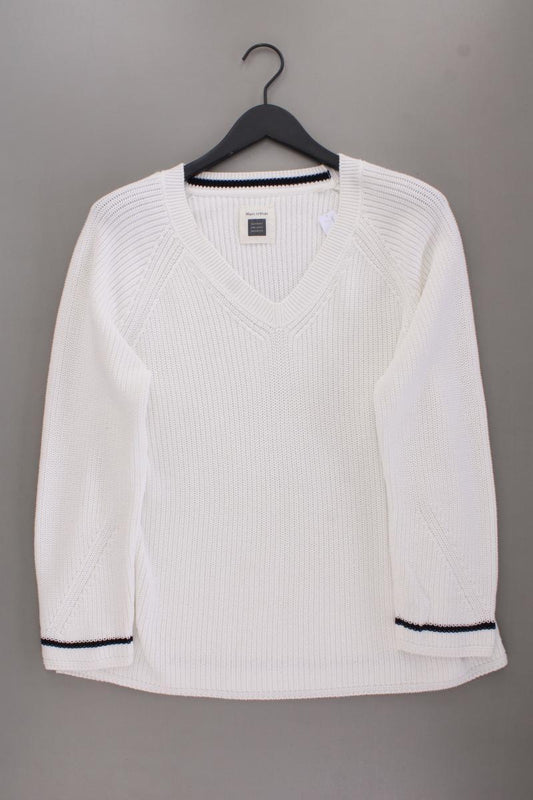 Marc O'Polo Grobstrickpullover Gr. XL weiß aus Baumwolle
