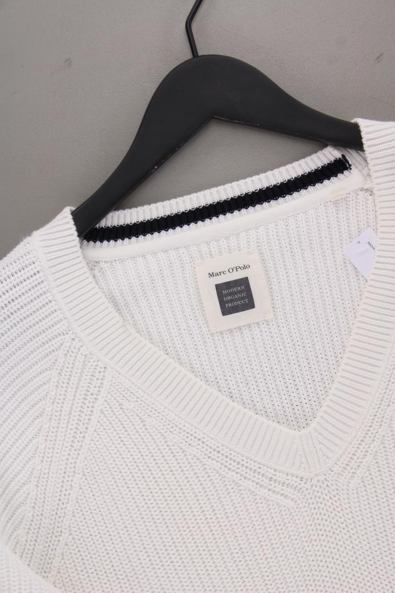 Marc O'Polo Grobstrickpullover Gr. XL weiß aus Baumwolle