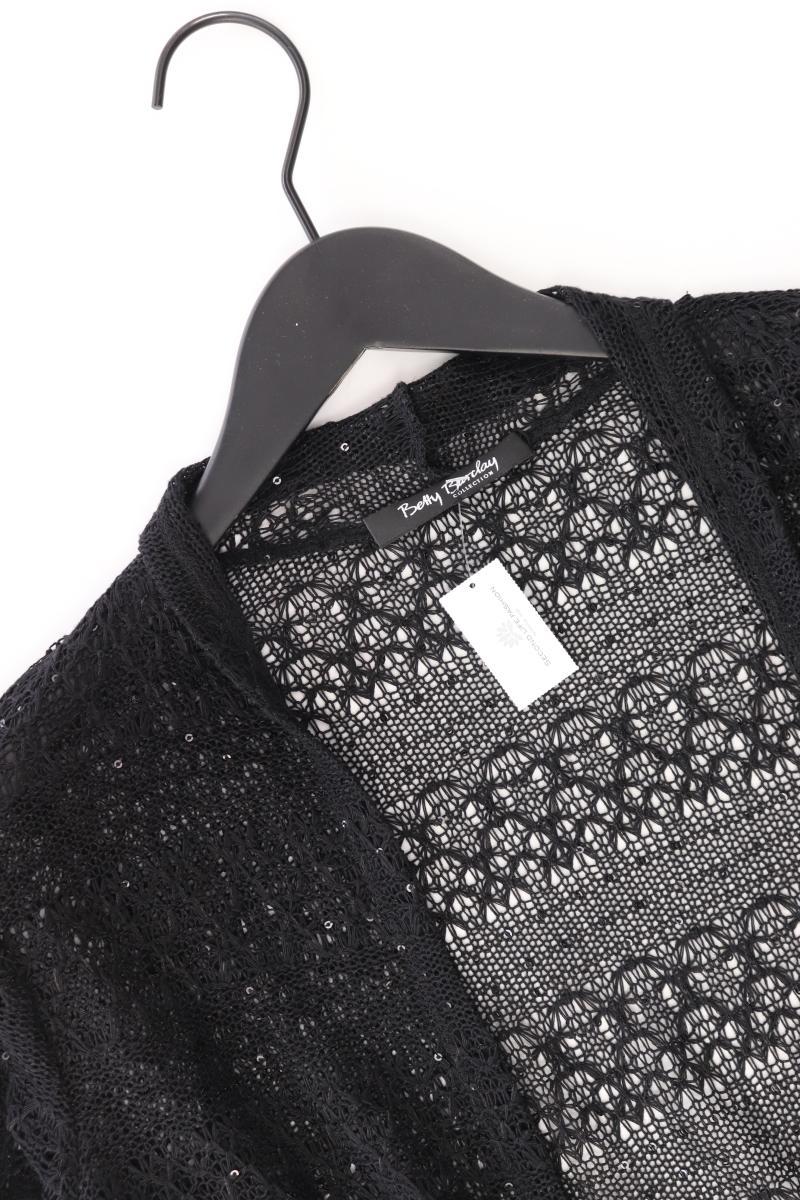 Betty Barclay Strickjacke Gr. 40 Langarm schwarz aus Polyester